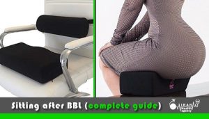 نحوه نشستن برروی بالشت مخصوص بعد ازتزریق باسن